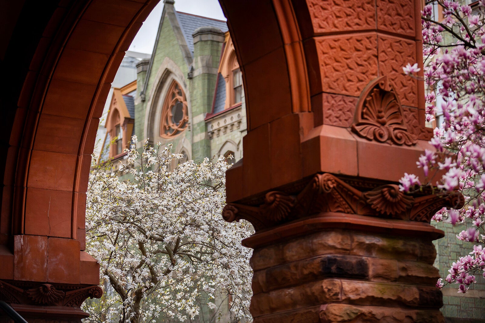 fisher fine arts library arch